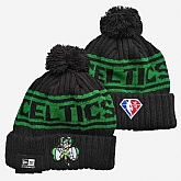 Boston Celtics Team Logo Knit Hat YD (7)